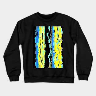 Bush Ants Abstract Digital Var 14 solid background Crewneck Sweatshirt